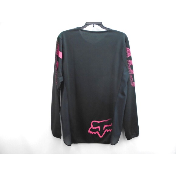 Fox Racing Women's Jersey Size L Black Pink Motocross Long Sleeve 180 Logo - Picture 7 of 8